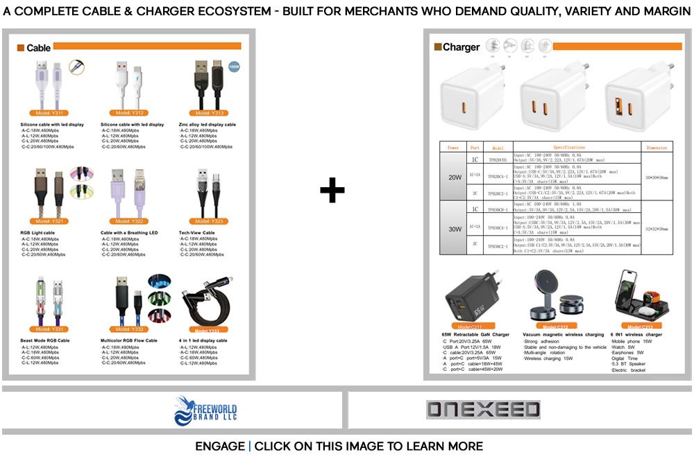 OEM | ODM CABLES & CHARGERS
