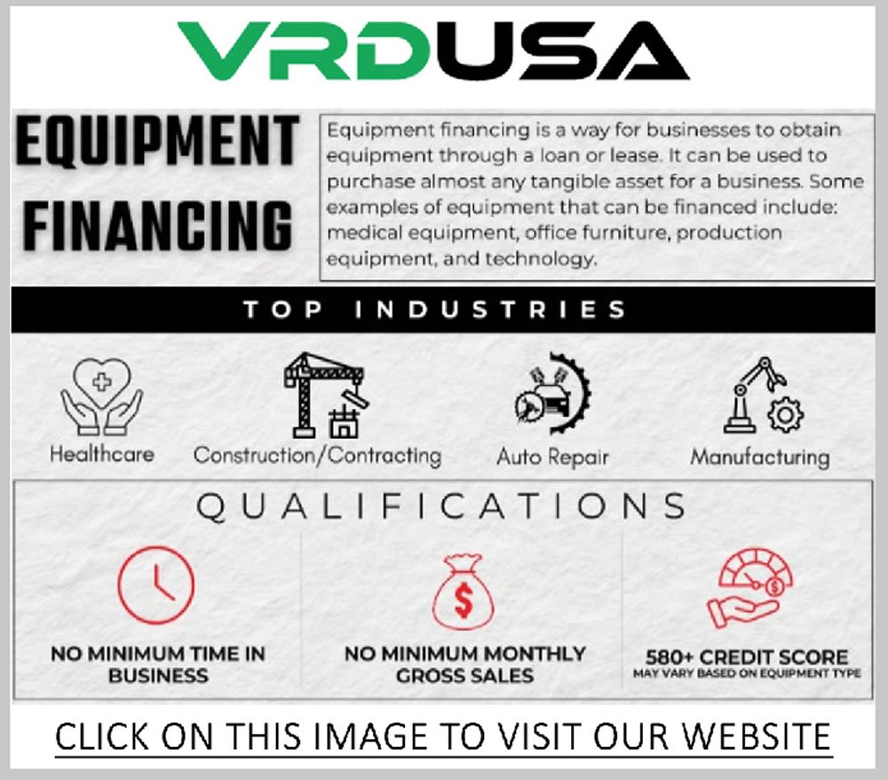 VRDUSA EQUIPMENT FINANCING